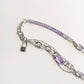 Purple Ice Chain Necklace