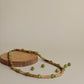 Peanut Butter and Pea Necklace
