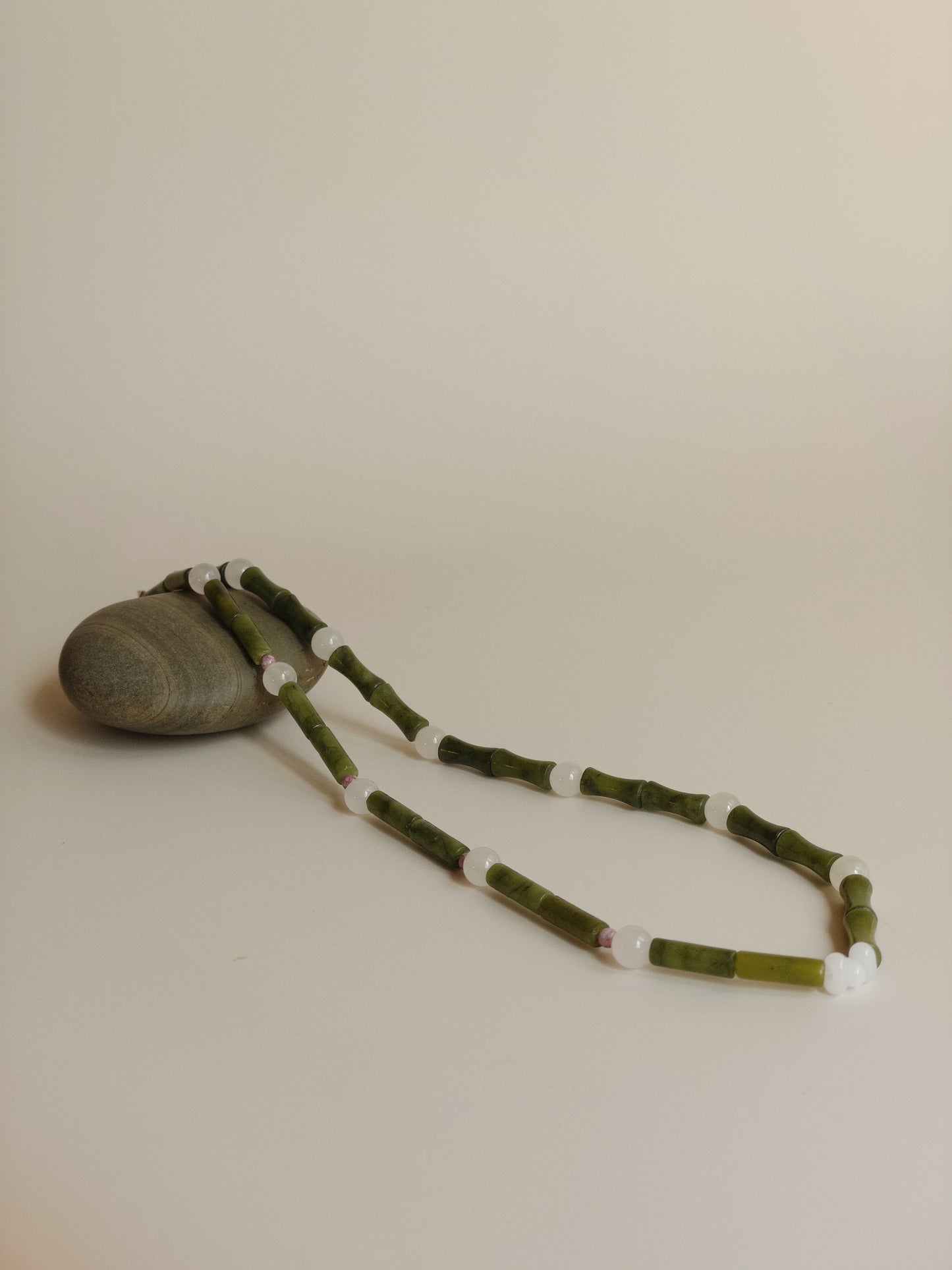 Dew Drop on Bamboo Necklace